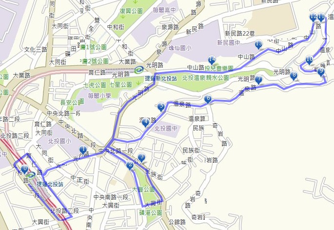 市民小巴2路線圖